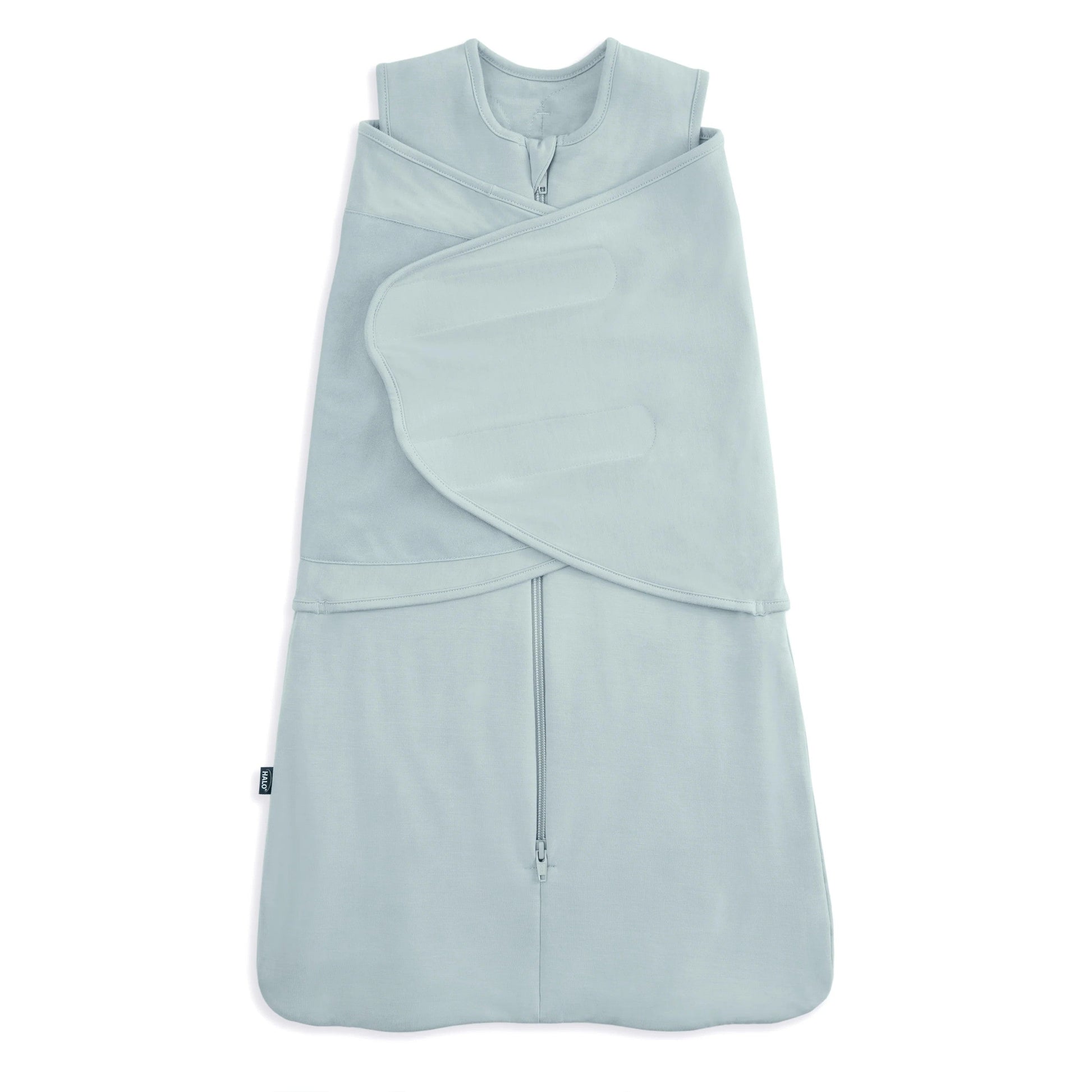 Halo Sleepsack Swaddle SuperSoft Bamboo TOG 2.0 Calm Sage Newborn
