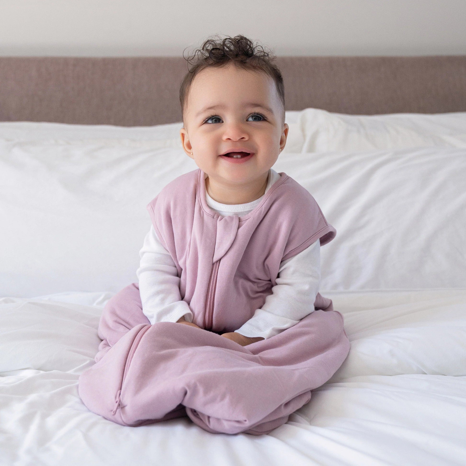 HALOHalo SuperSoft Bamboo Sleepsack Wearable Blanket TOG 1.5 MauveBabysupermarket