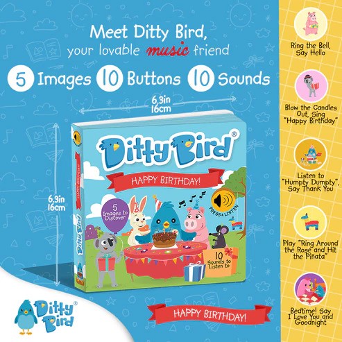 Ditty Bird Happy Birthday