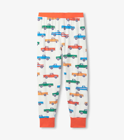 Hatley Hatley Boys Truks Bamboo Pajama Set
