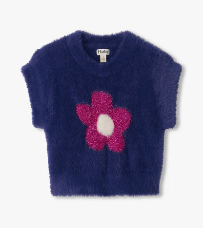 HatleyHatley Girls Flower Everywhere Sweater VestBabysupermarket