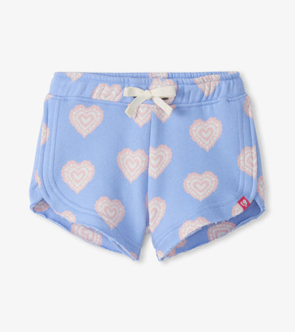 HatleyHatley Girls Heart Burst Pull On ShortsBabysupermarket