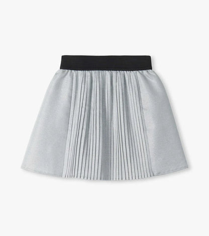 HatleyHatley Girls Silver Glitter Pleated Fun SkirtBabysupermarket