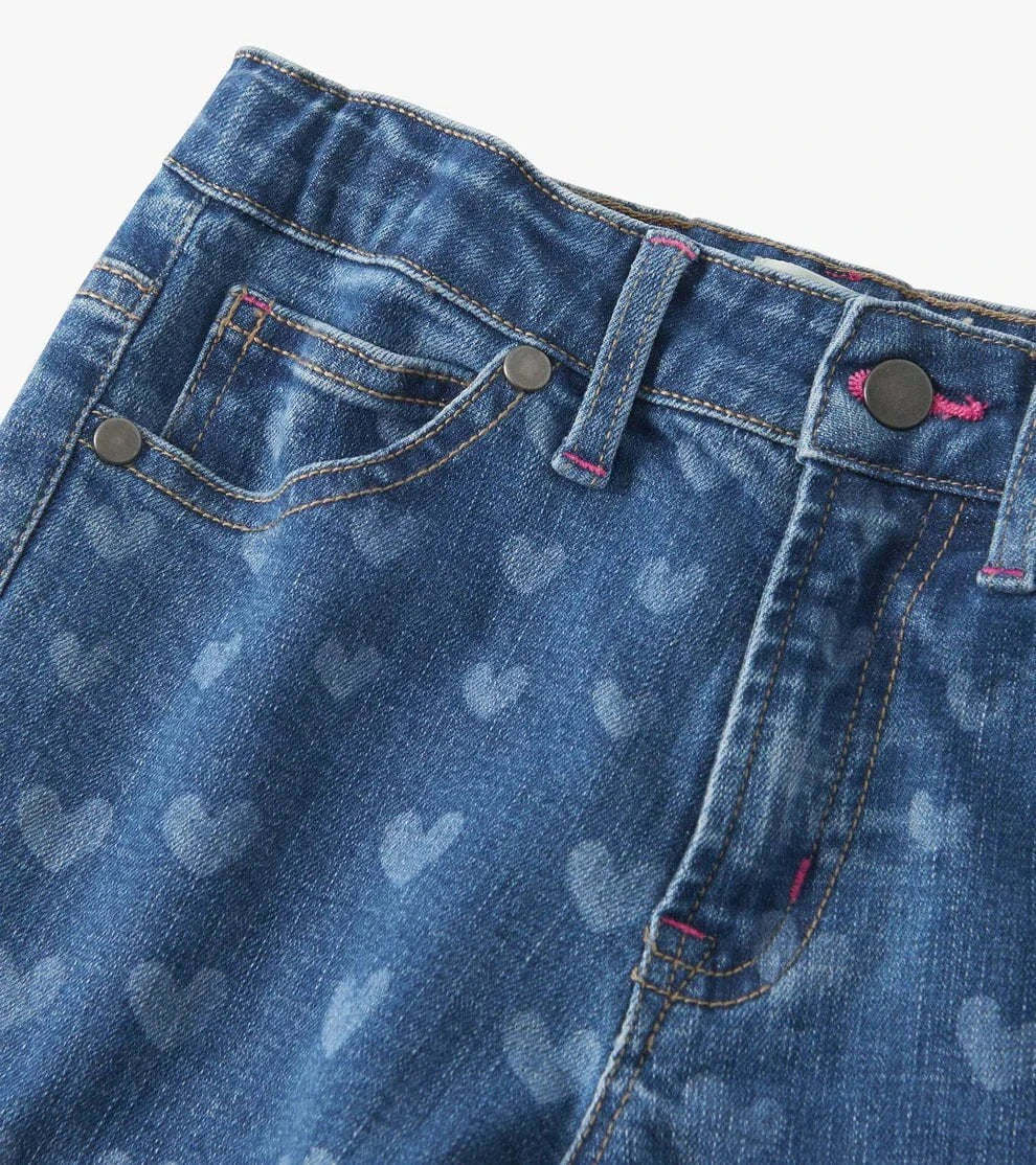 Hatley Hatley Hearts Flared Leg Denim Jean