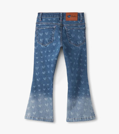 Hatley Hatley Hearts Flared Leg Denim Jean