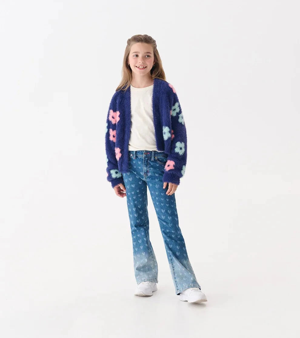 Hatley Hatley Hearts Flared Leg Denim Jean