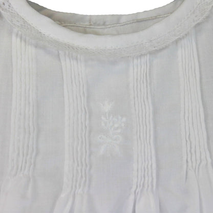 Petit Ami Heirloom Lace Hand Embroidered Slip Dress