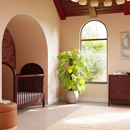 Babyletto Bondi Cane 3-in-1 Convertible Crib with Toddler Bed Conversion Kit