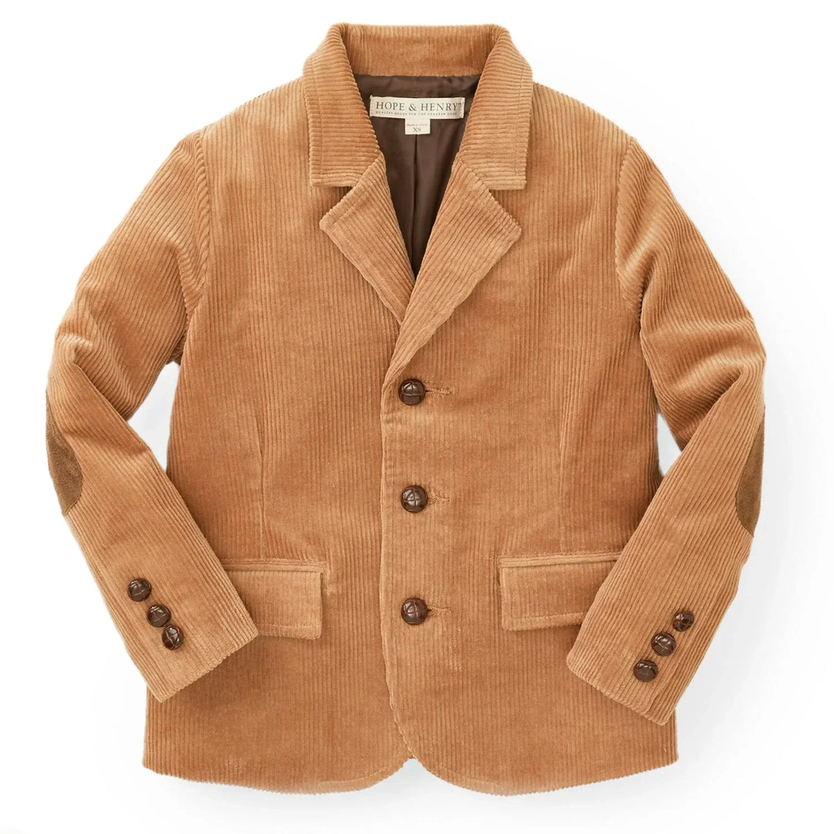 Hope & Henry Boys Outerwear Medium Brown / 5 Hope & Henry Boys Organic Corduroy Blazer