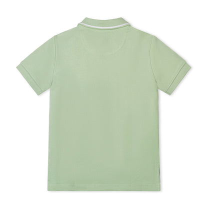 Hope & Henry Hope & Henry Boys Pique Polo - Soft Green