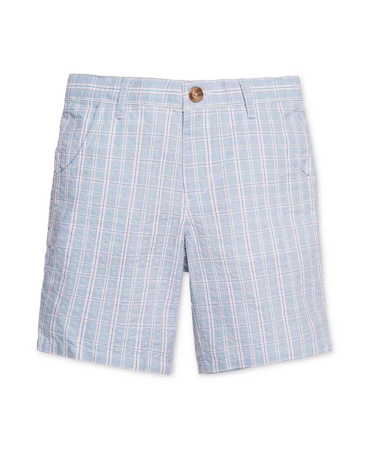 Hope & HenryHope & Henry Boys Seersucker Short - Blue Chateau CheckBabysupermarket