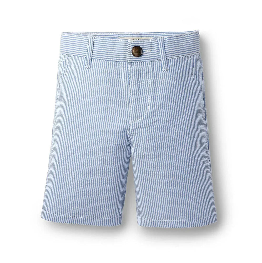 Hope & HenryHope & Henry Boys Seersucker Short - Blue SeersuckerBabysupermarket