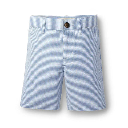 Hope & HenryHope & Henry Boys Seersucker Short - Blue SeersuckerBabysupermarket