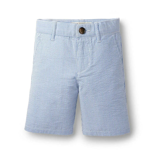 Hope & HenryHope & Henry Boys Seersucker Short - Blue SeersuckerBabysupermarket