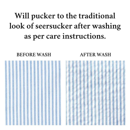 Hope & Henry Hope & Henry Boys Seersucker Suit Jacket - Blue Seersucker