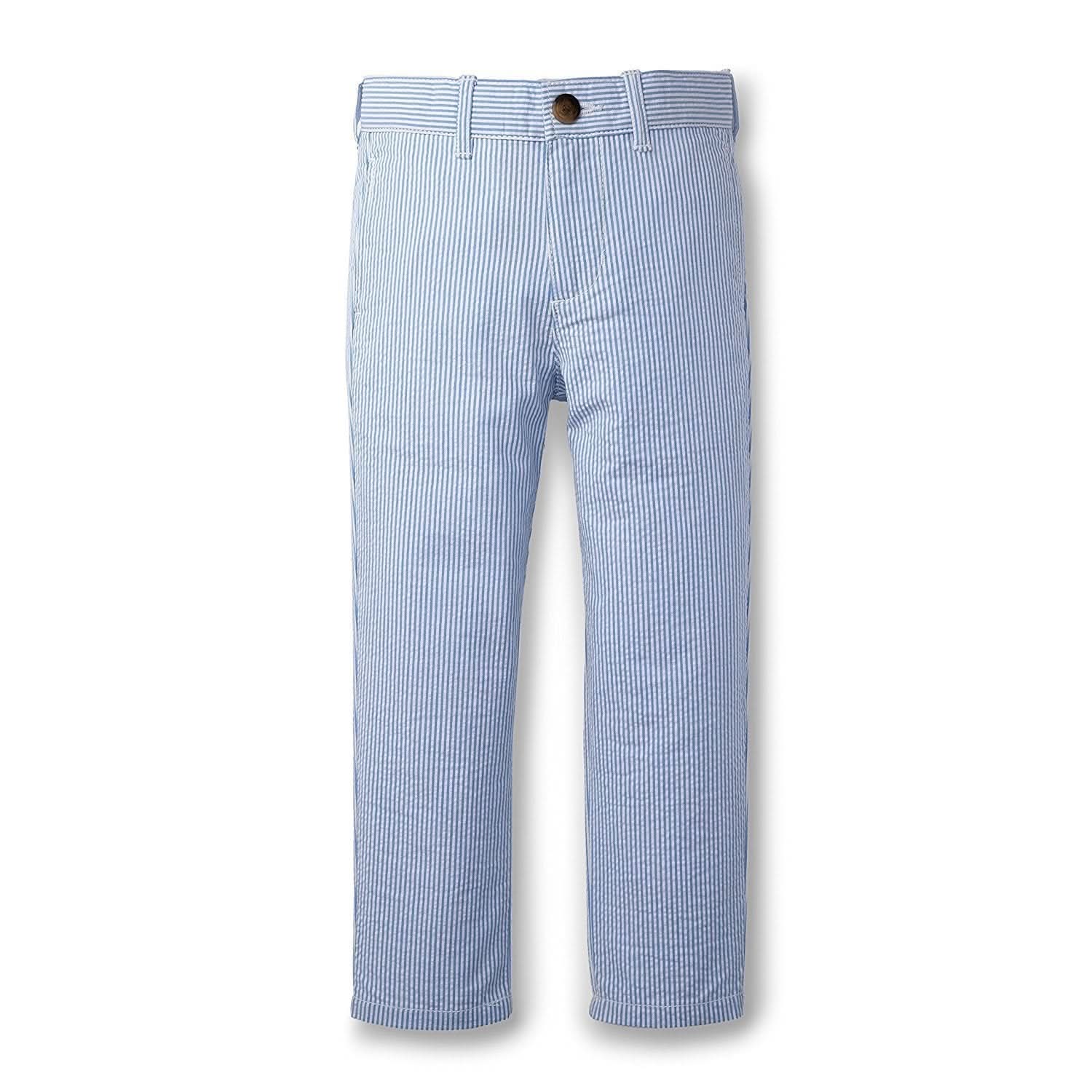 Hope & Henry Blue Seersucker / 4 Hope & Henry Boys Seersucker Suit Pant - Blue Seersucker