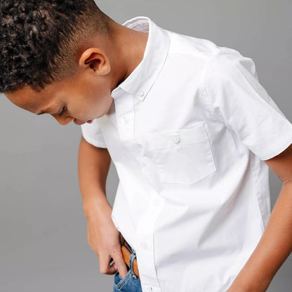 Hope & HenryHope & Henry Boys Short Sleeve Poplin ShirtBabysupermarket