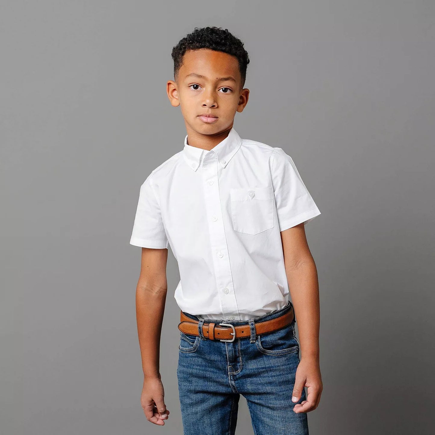 Hope & HenryHope & Henry Boys Short Sleeve Poplin ShirtBabysupermarket