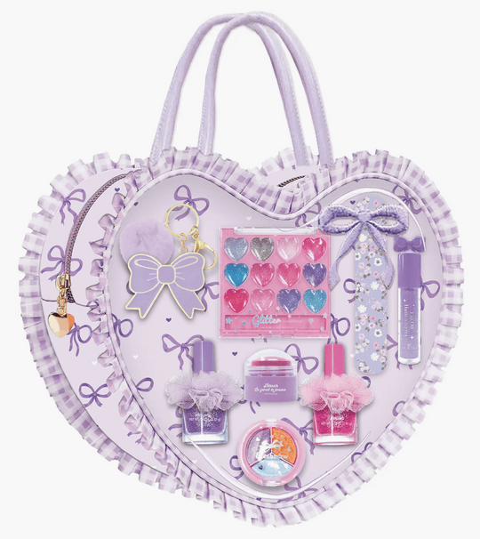 Hot Focus Tween / Makeup / Self Care Hot Focus Beauty Love Cosmetic Handbag - Bowtiful