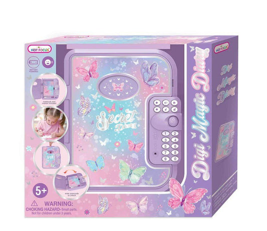 Hot Focus Tween / Makeup / Self Care Hot Focus Digi Magic Diary - Tie Dye Butterfly