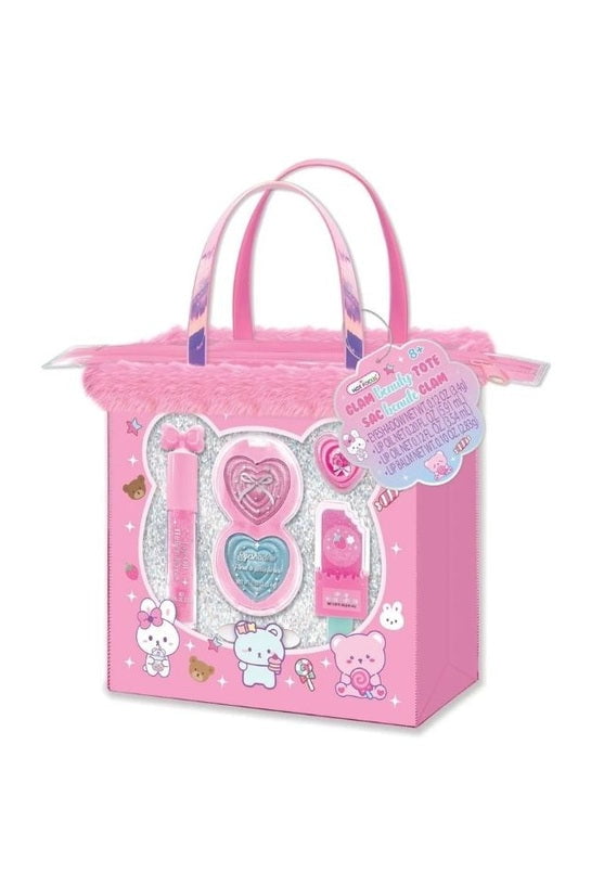 Hot Focus Tween / Makeup / Self Care Hot Focus Glam Beauty Tote - Critters