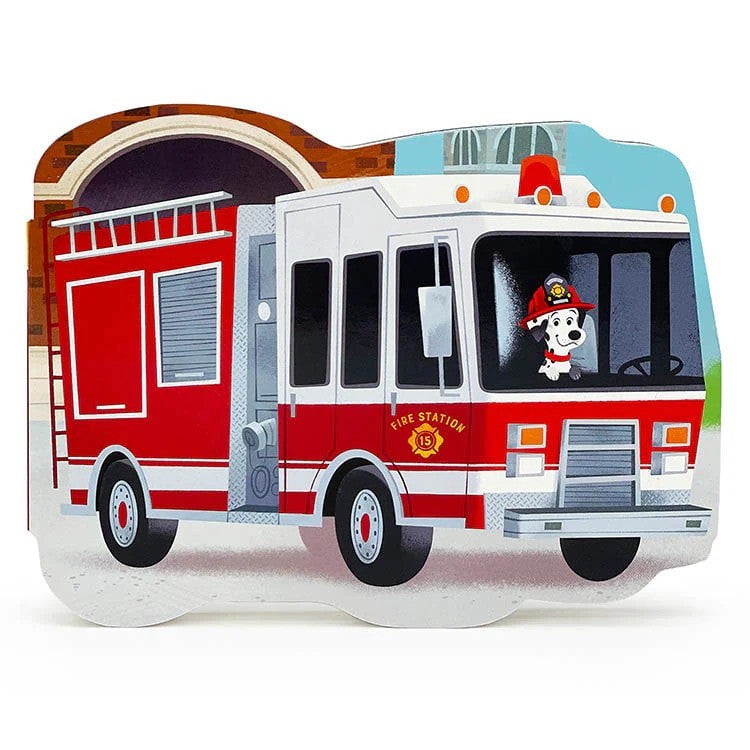 House Of MarblesHow Fire Trucks Work Shaped Board BookBabysupermarket