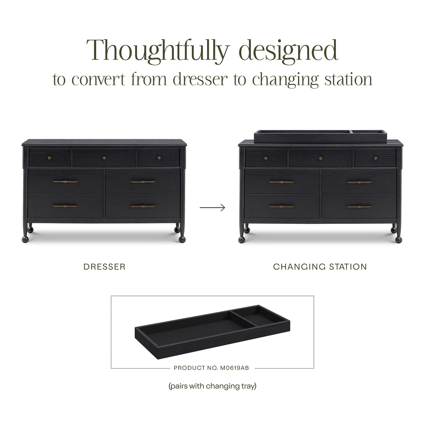 Namesake Alouette 7-Drawer Wide Dresser 56”
