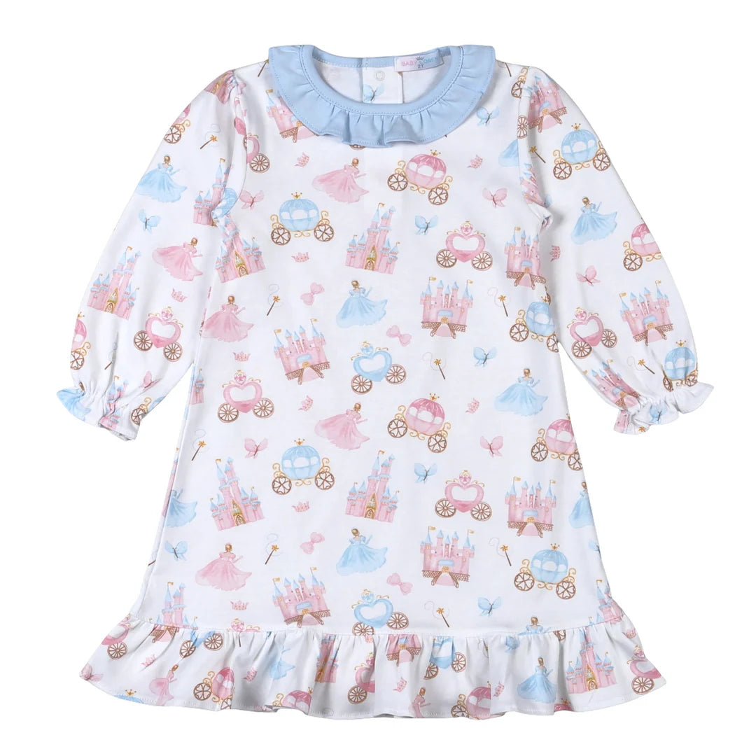 Baby Loren Girls Princess & Castles Floral Dress