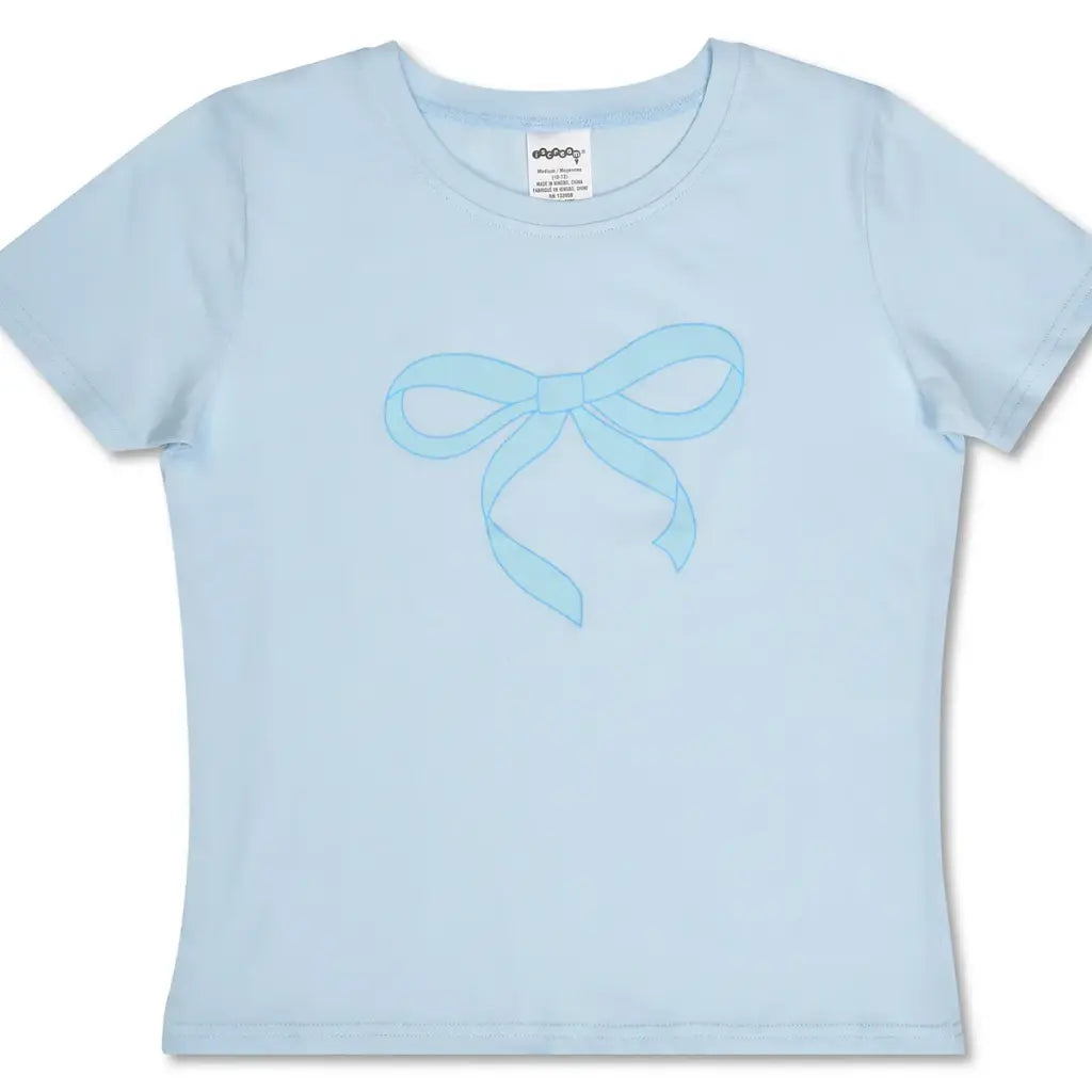 IscreamIscream Girls Blue Bow T-ShirtBabysupermarket