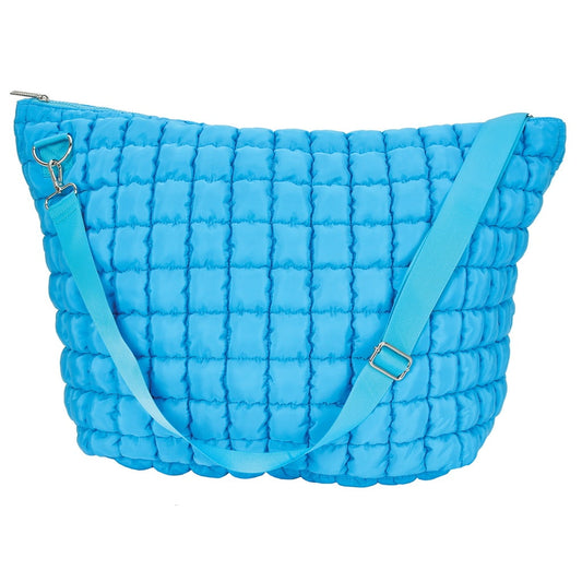 Iscream Apparel & Gifts Iscream Girls Bright Blue Puffy Weekender Bag