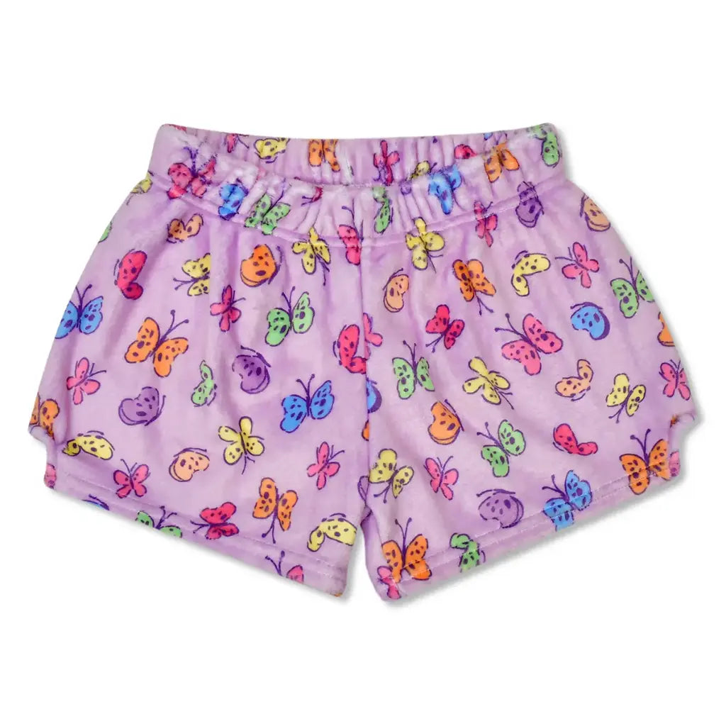 IscreamIscream Girls Bright Butterflies Plush ShortsBabysupermarket