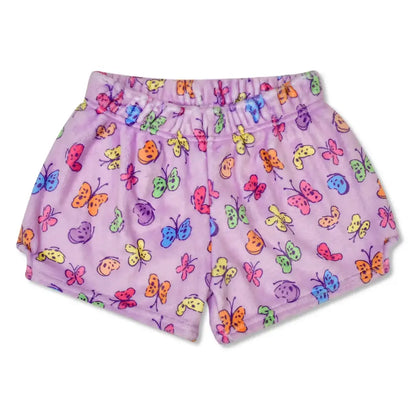 IscreamIscream Girls Bright Butterflies Plush ShortsBabysupermarket