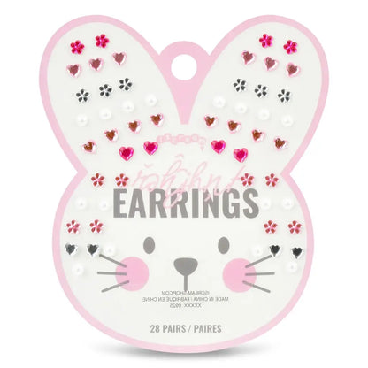 Iscream Iscream Girls Bunny Stick On Earrings