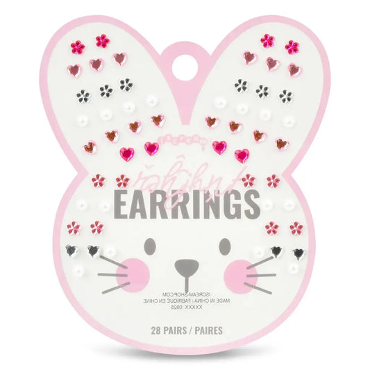 Iscream Iscream Girls Bunny Stick On Earrings