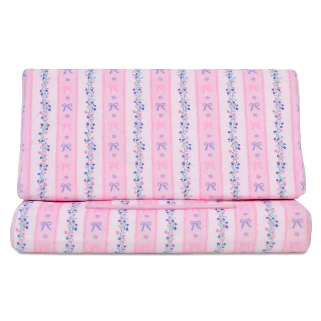 Iscream Apparel & Gifts Iscream Girls Floral Stripes Tablet Pillow