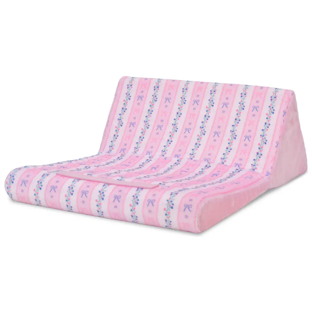 Iscream Apparel & Gifts Iscream Girls Floral Stripes Tablet Pillow