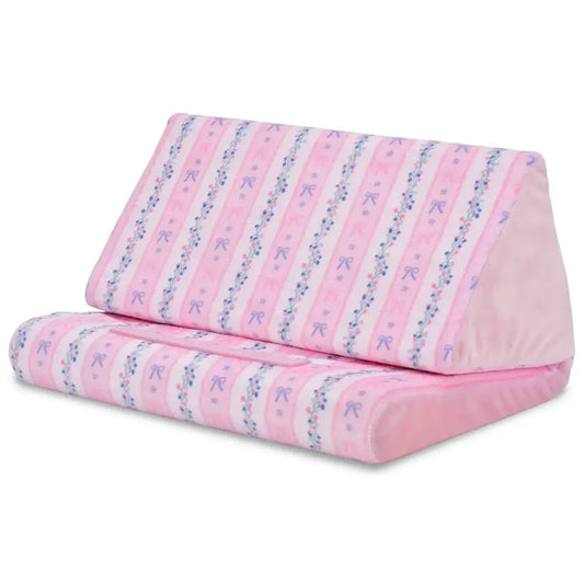 Iscream Apparel & Gifts Iscream Girls Floral Stripes Tablet Pillow