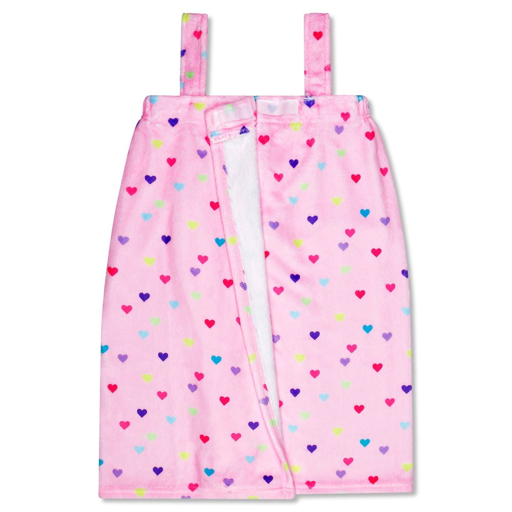 Iscream Iscream Girls Heart Confetti Plush Spa Wrap