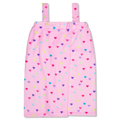 Iscream Heart Confetti / XS-S Iscream Girls Heart Confetti Plush Spa Wrap