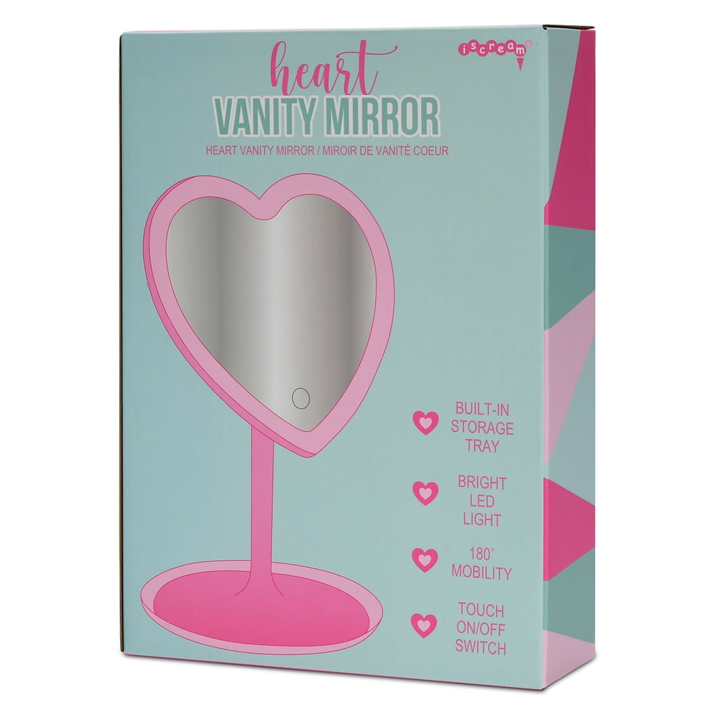 Iscream Apparel & Gifts Iscream Girls Heart Vanity Mirror