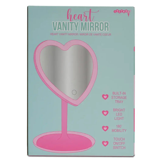 Iscream Apparel & Gifts Iscream Girls Heart Vanity Mirror