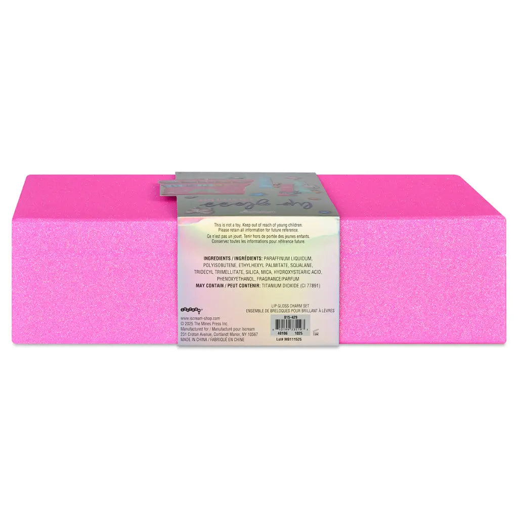 Iscream Apparel & Gifts Iscream Girls Lip Gloss Charm Kit