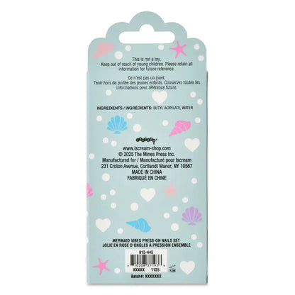 Iscream Apparel & Gifts Iscream Girls Mermaid Vibes Press On Nail Set