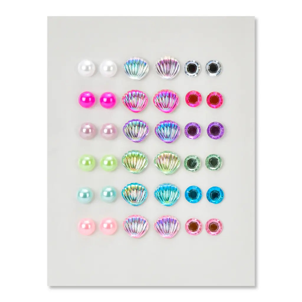 Iscream Apparel & Gifts Iscream Girls Mermaid Vibes Stick On Earrings