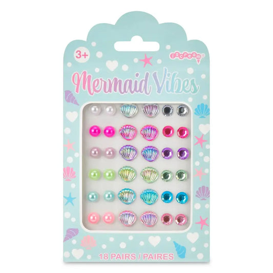 Iscream Apparel & Gifts Iscream Girls Mermaid Vibes Stick On Earrings
