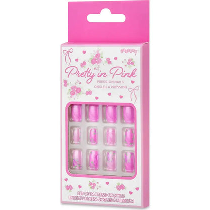 Iscream Pretty in Pink Iscream Girls Pretty in Pink Press On Nail Set
