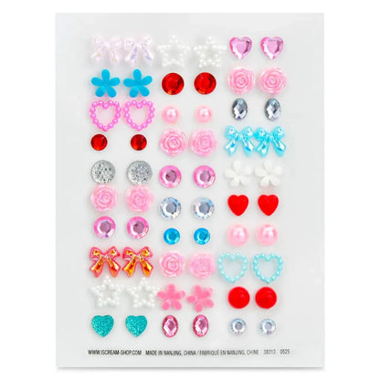Iscream Sparkly Stick-On Earrings