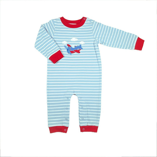 Ishtex Textile Products Airplanes / 3 Mo Ishtex Textile Products Airplane Boys Romper