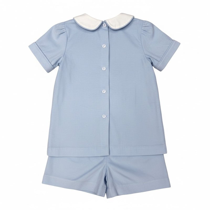 Ishtex Textile ProductsIshtex Textile Products Boys Blue Corduroy Short SetBabysupermarket