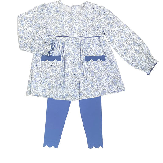 Ishtex Textile Products Girls Play Sets Ditsy Flower / 12 Mo Ishtex Textile Products Ditsy Flower Legging Set